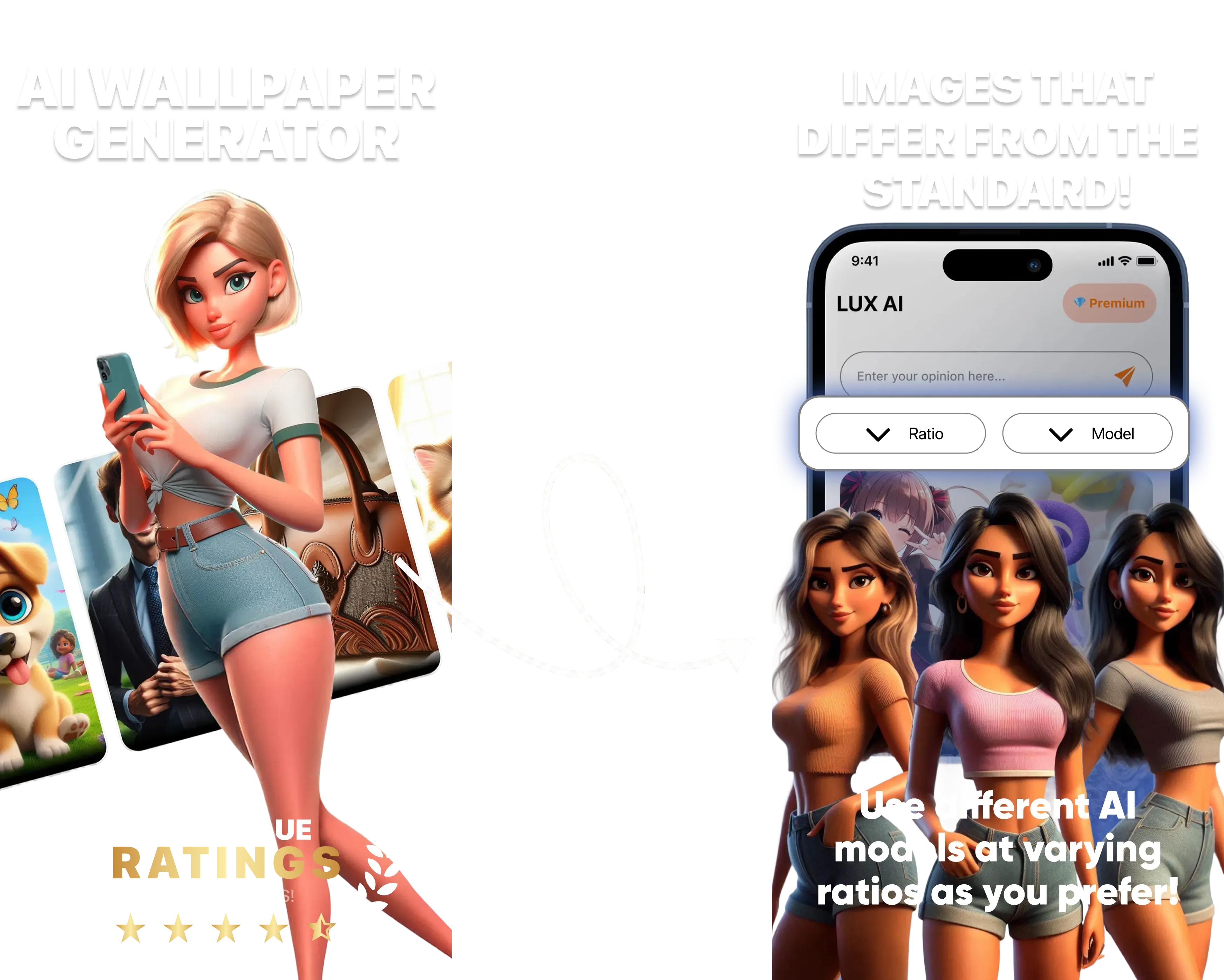 AI Wallpaper Generator & Different AI Models