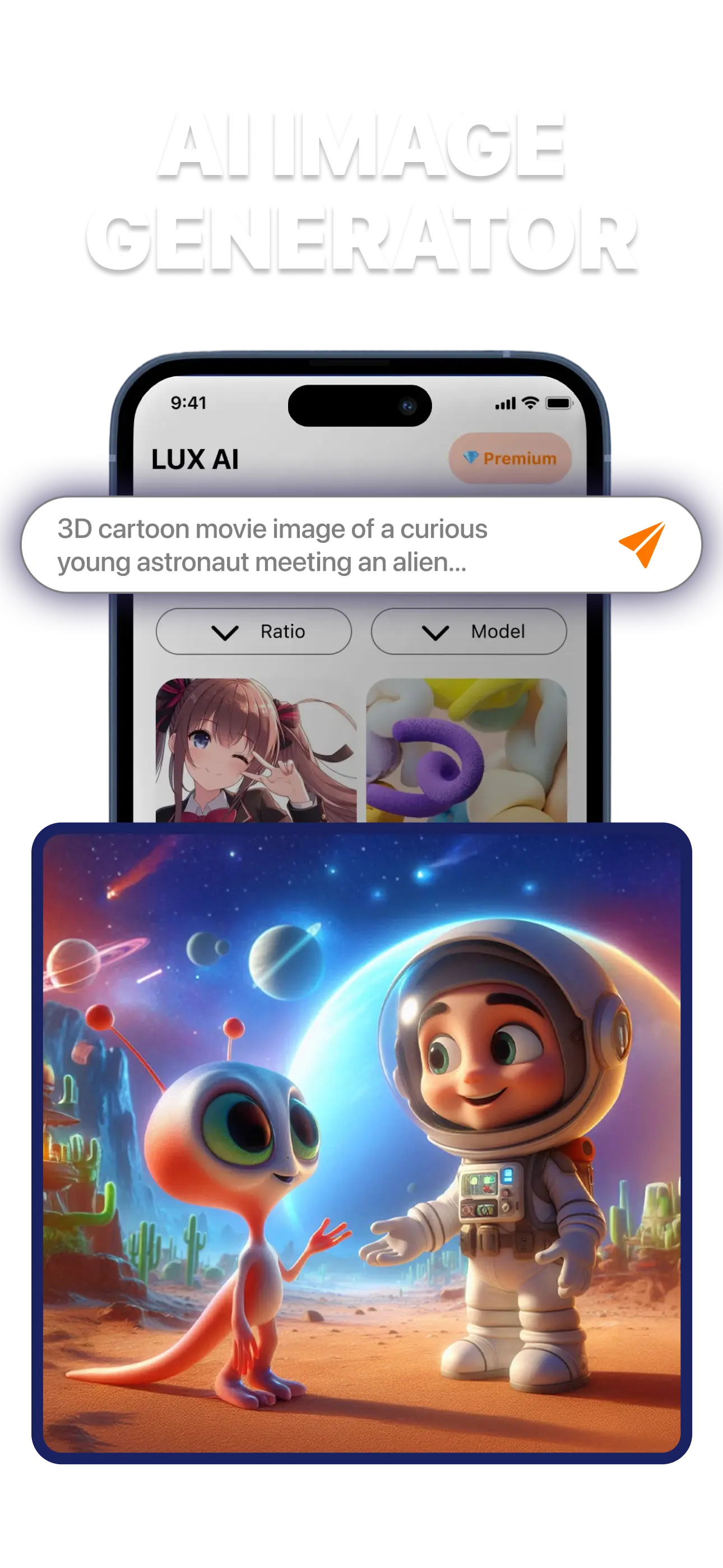 LUX AI App Screenshot